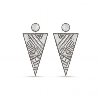 Geometric Glam earrings Kaina Jewels