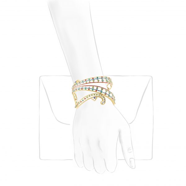 Diamond Studded Cuffs Kaina Jewel